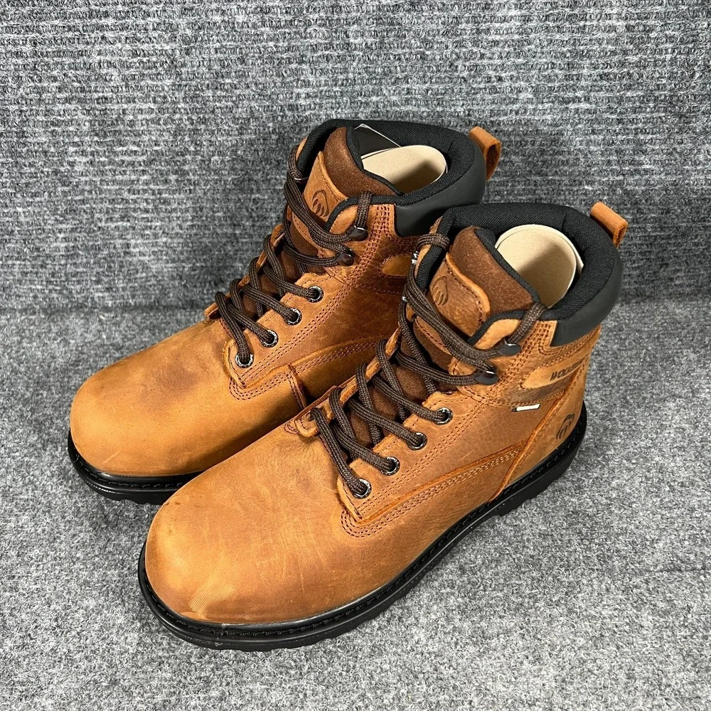 Wolverine Floorhand Boots Womens 8 Brown‎ Insulated Steel Toe Work Slip Oil Res